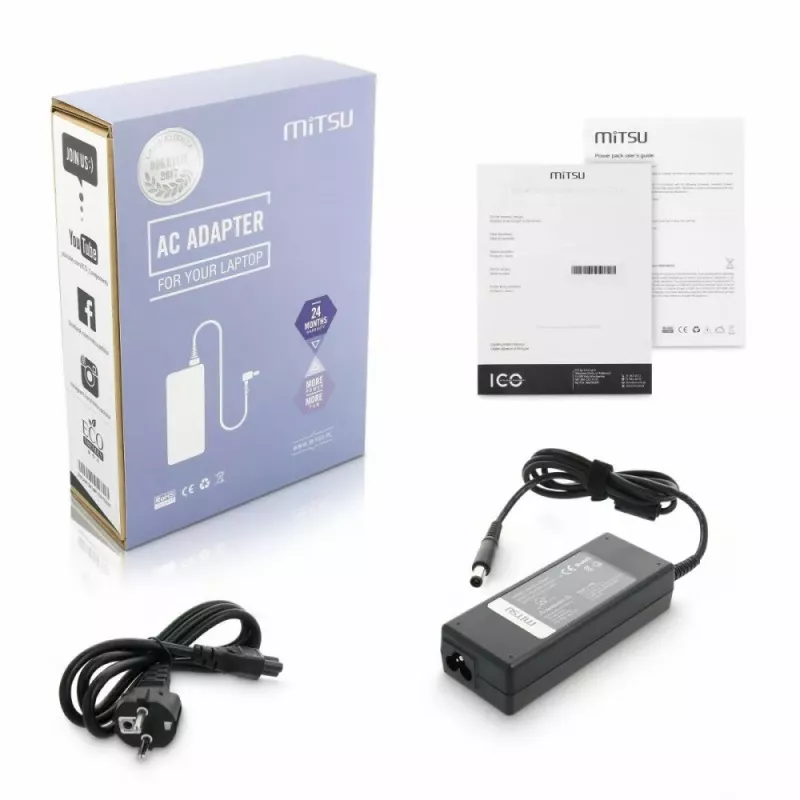 Toiteplokk MITSU ZM/DEL19546 19,5V 4,62A Delli sülearvutitele (mudel 5ZM019)