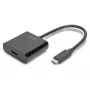 DIGITUS USB-C-HDMI-adapter, 4K/30 Hz, kaabli pikkus: 20 cm, must
