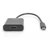 DIGITUS USB-C-HDMI-adapter, 4K/30 Hz, kaabli pikkus: 20 cm, must