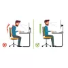 Techly ICA-LCD 260 monitori kinnitus / alus 68,6 cm (27 tolli) Lauaarvuti valge