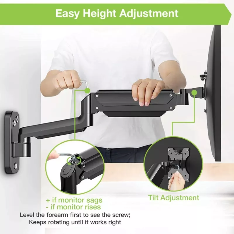 Techly ICA-LCD G112 teleri kinnitus/jalg 81.3 cm (32 tolli) Must