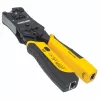Intellinet Universal Modular Plug Crimping Tool and kaabel Tester, 2-in-1 Crimper and kaabel Tester: Cuts, Strips, Terminates and Tests, RJ45/RJ11/RJ12/RJ22