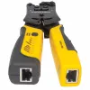 Intellinet Universal Modular Plug Crimping Tool and kaabel Tester, 2-in-1 Crimper and kaabel Tester: Cuts, Strips, Terminates and Tests, RJ45/RJ11/RJ12/RJ22