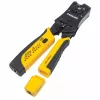 Intellinet Universal Modular Plug Crimping Tool and kaabel Tester, 2-in-1 Crimper and kaabel Tester: Cuts, Strips, Terminates and Tests, RJ45/RJ11/RJ12/RJ22