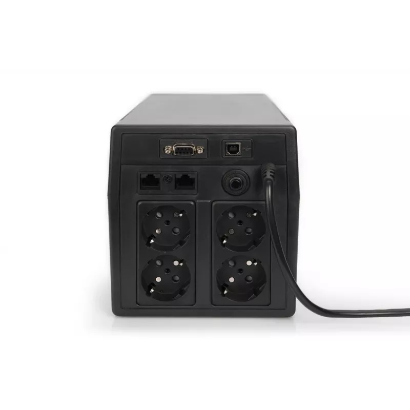 DIGITUS Line-Interact.UPS 1000 VA/600W 12V/7Ah x2 4x CEE7/7 AVR USB