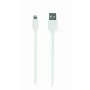 GEMBIRD USB–8-kontaktiline laadimis- ja andmekaabel, 1 m – valge