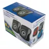 Kõlarid 2.0 USB Flamenco must/hall, EP140KE, 6W
