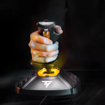 Thrustmaster T-16000M FC S Must, oranž USB juhtkang analoog / digitaalne PC
