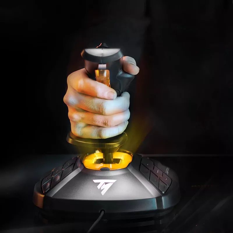 Thrustmaster T-16000M FC S Must, oranž USB juhtkang analoog / digitaalne PC