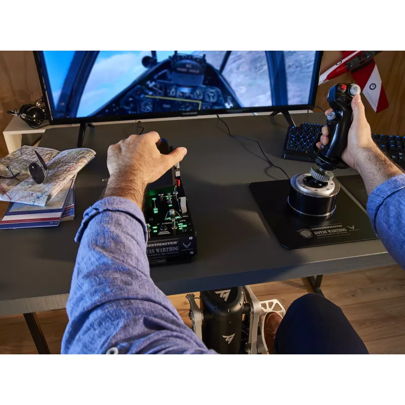 Thrustmaster TPR Rudder Must, Silver USB Flight Sim Analogue PC