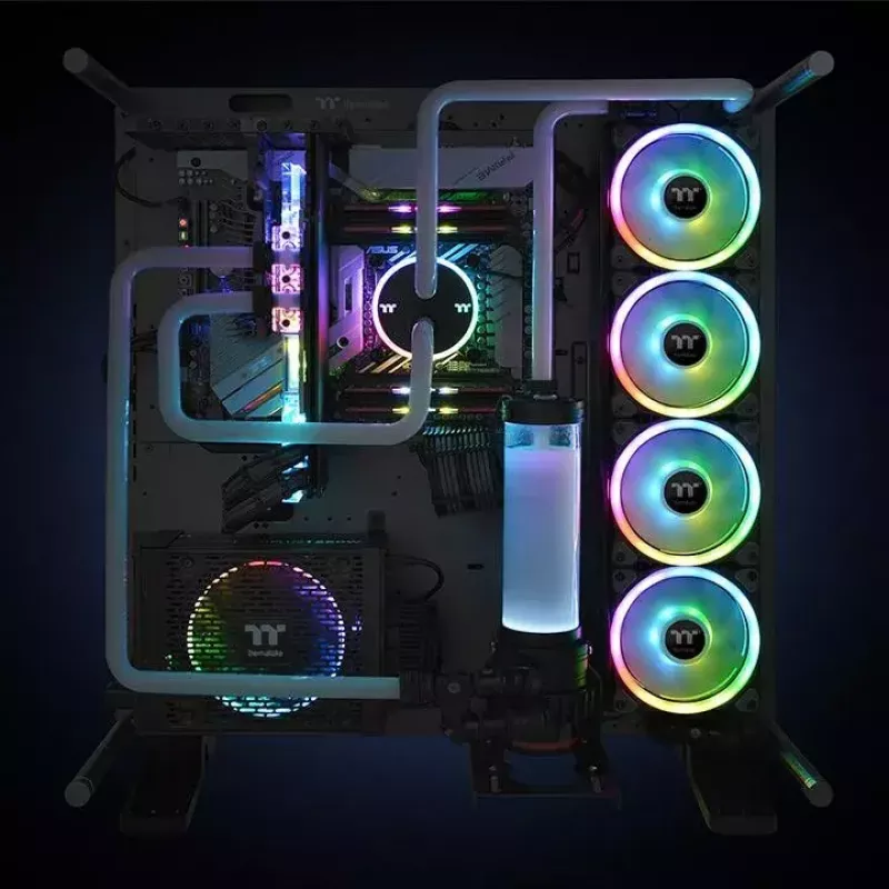 Thermaltake Riing Trio 12 LED RGB radiaatori ventilaator, TT Premium Edition