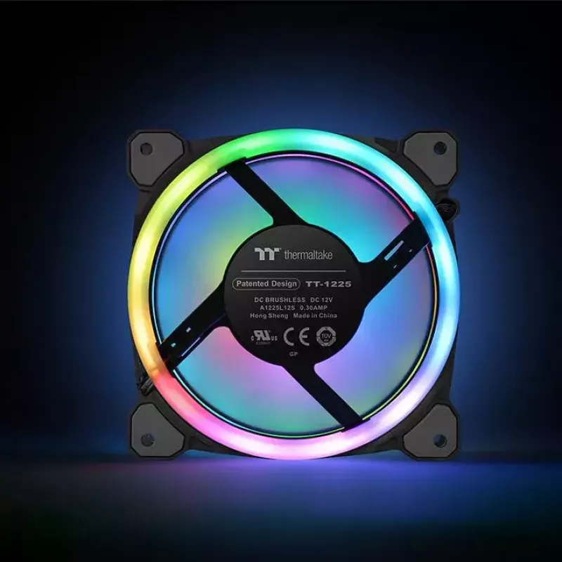 Thermaltake Riing Trio 12 LED RGB radiaatori ventilaator, TT Premium Edition
