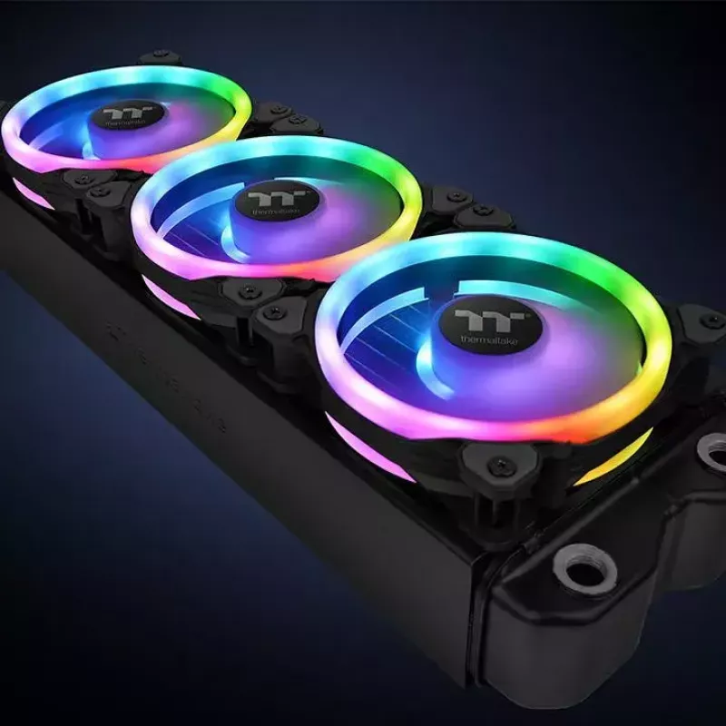 Thermaltake Riing Trio 12 LED RGB radiaatori ventilaator, TT Premium Edition