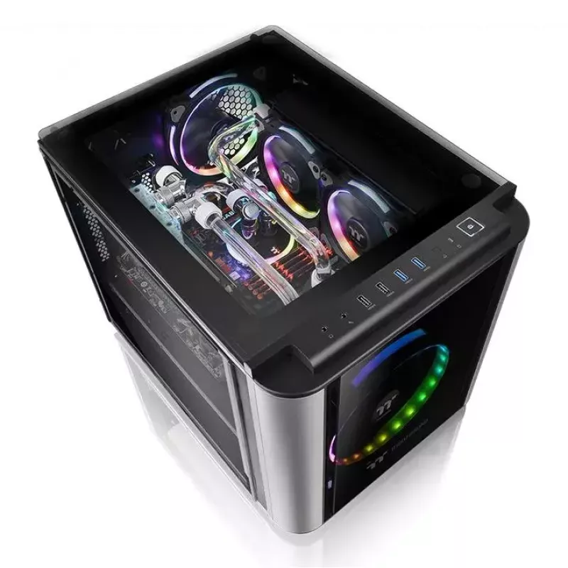 Arvuti korpus Thermaltake Level 20 VT Micro Tower Must