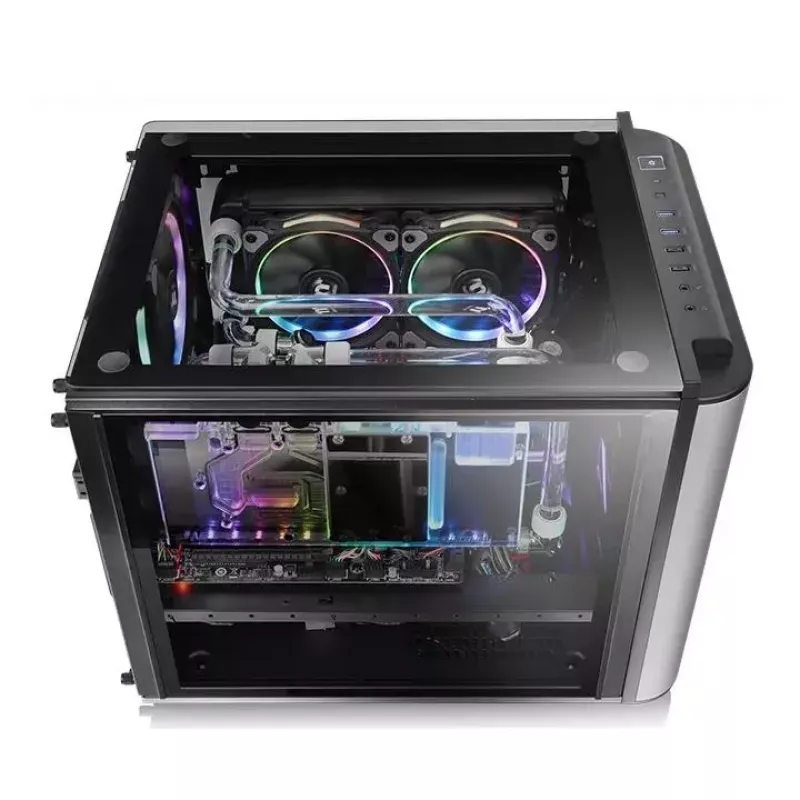 Arvuti korpus Thermaltake Level 20 VT Micro Tower Must