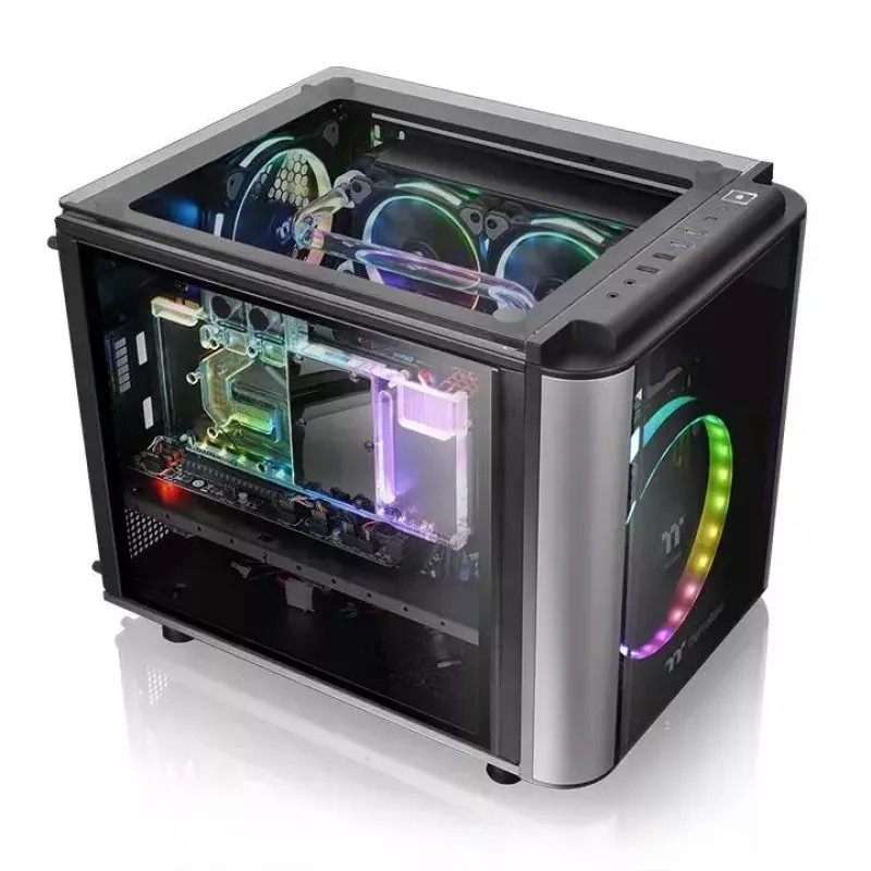 Arvuti korpus Thermaltake Level 20 VT Micro Tower Must