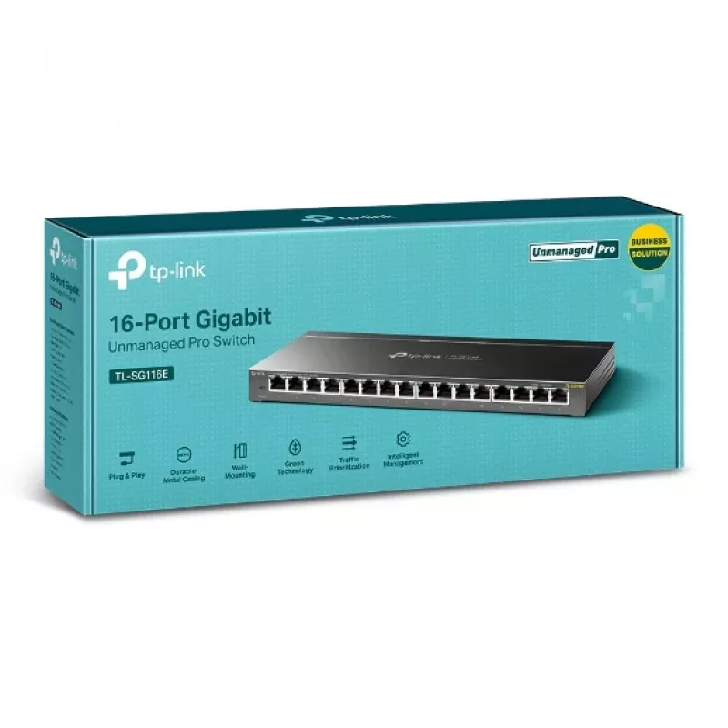 Haldamatu lüliti TP-Link TL-SG116E 16-port Gigabit