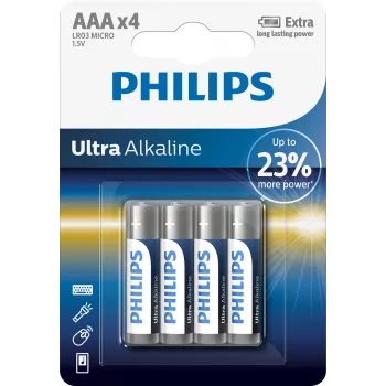 Ühekordne patarei Philips LR03E4B/10