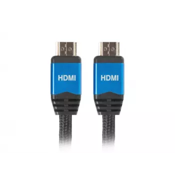 HDMI kaabel LANBERG CA-HDMI-20CU-0018-BL 1,8 m, HDMI 2.0, 18 Gbit/s, 2160p, ARC, Ethernet
