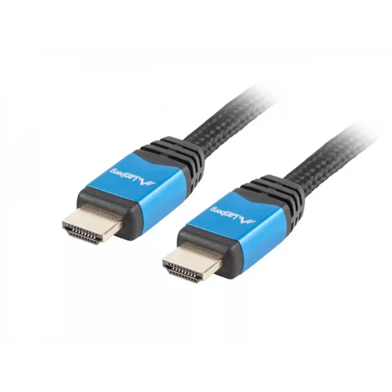HDMI kaabel LANBERG CA-HDMI-20CU-0018-BL 1,8 m, HDMI 2.0, 18 Gbit/s, 2160p, ARC, Ethernet