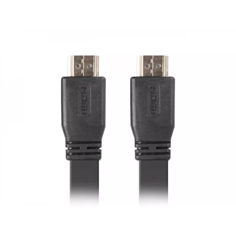 HDMI-kaabel LANBERG CA-HDMI-21CU-0018-BK 1.8 m — HDMI 2.0, 18 Gbit/s, ARC, Ethernet, kullatud kontaktidega