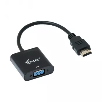 i-tec HDMI to VGA kaabel Adapter, 0.15 m, HDMI, VGA, Male, Female, 1920 x 1080 pixels