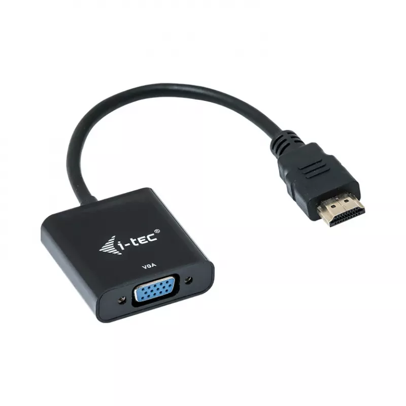 i-tec HDMI to VGA kaabel Adapter, 0.15 m, HDMI, VGA, Male, Female, 1920 x 1080 pixels