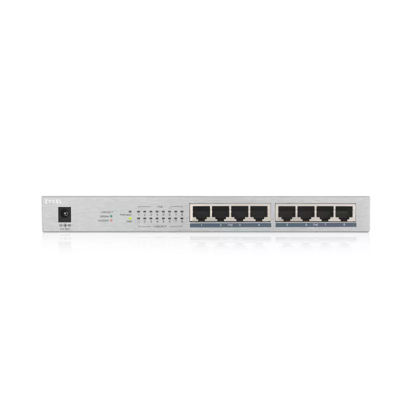 Zyxel GS1008HP Haldamata Gigabit Ethernet (10/100/1000) Toite üle Etherneti (PoE) Hall