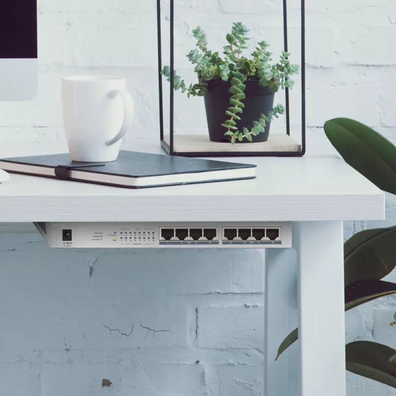 Zyxel GS1008HP Haldamata Gigabit Ethernet (10/100/1000) Toite üle Etherneti (PoE) Hall
