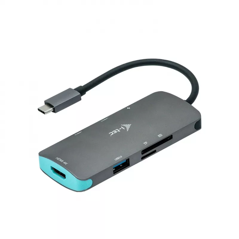 Dokkimisjaam i-tec Metal USB-C Nano Dock 4K HDMI + Power Delivery 100 W