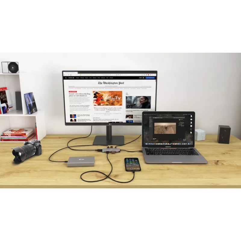 Dokkimisjaam i-tec Metal USB-C Nano Dock 4K HDMI + Power Delivery 100 W
