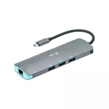 Dokkimisjaam i-tec Metal USB-C Nano Dokkimisjaam 4K HDMI LAN Power Delivery 100 W