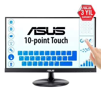 ASUS VT229H arvutimonitor 54,6 cm (21,5 tolli) 1920 x 1080 pikslit Full HD LED puuteekraaniga must