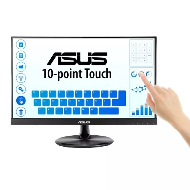 ASUS VT229H arvutimonitor 54,6 cm (21,5 tolli) 1920 x 1080 pikslit Full HD LED puuteekraaniga must