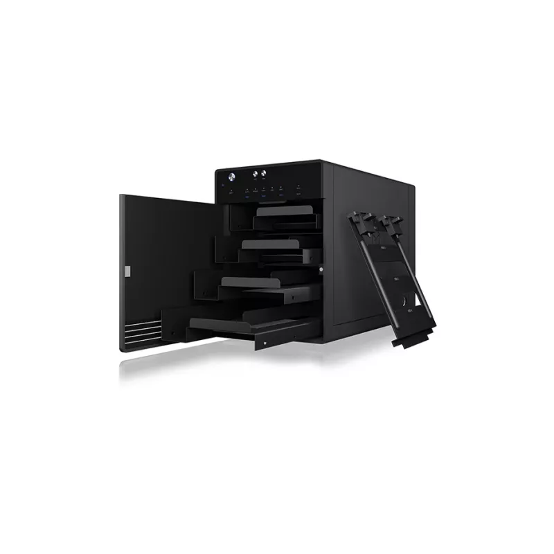 ICY BOX IB-3740-C31 HDD/SSD korpus Must 2.5/3.5 tolli