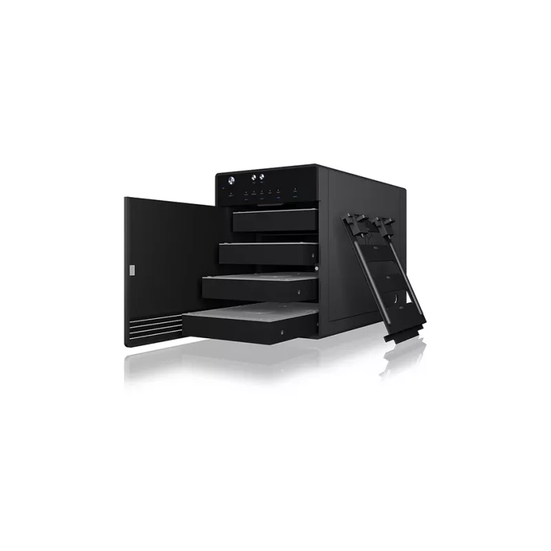 ICY BOX IB-3740-C31 HDD/SSD korpus Must 2.5/3.5 tolli