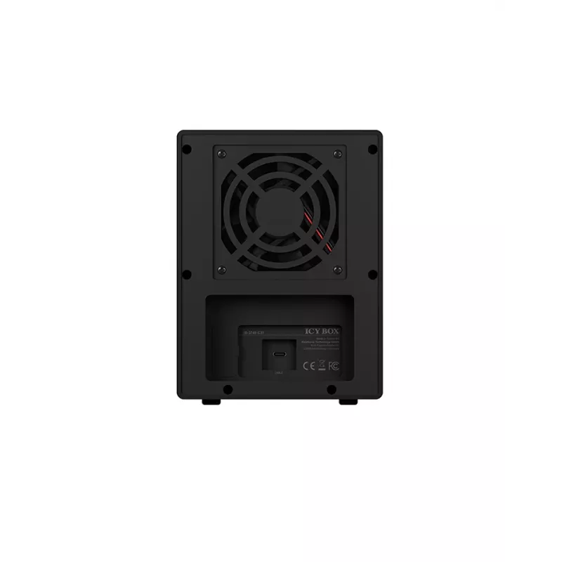 ICY BOX IB-3740-C31 HDD/SSD korpus Must 2.5/3.5 tolli