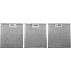 Seinale paigaldatav õhupuhasti Whirlpool AKR 559/3 IX, alumiiniumfilter, müratase: N/A