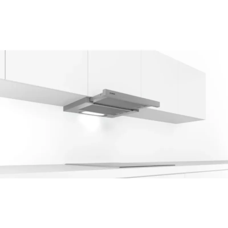 Bosch Serie 4 DFT63AC50 õhupuhasti, poolsisseehitatud (väljatõmmatav), hõbedane, 360 m³/h