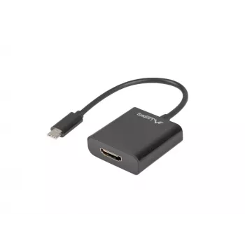 USB graafikaadapter LANBERG AD-UC-HD-01, must, isane/emane pistik
