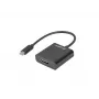 USB graafikaadapter LANBERG AD-UC-HD-01, must, isane/emane pistik