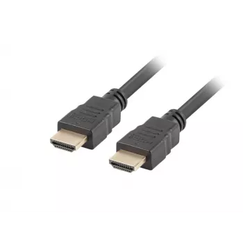 HDMI-kaabel LANBERG CA-HDMI-11CC-0010-BK — HDMI 1.4, 1 m, CCS, 10,2 Gbit/s, 3840×2160 tugi, must