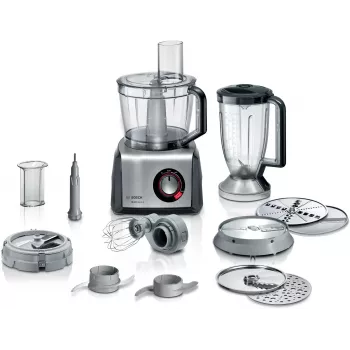 Bosch MC812M865 köögikombain 1250 W 3,9 L Must, Roostevaba teras