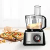 Bosch MC812M865 köögikombain 1250 W 3,9 L Must, Roostevaba teras