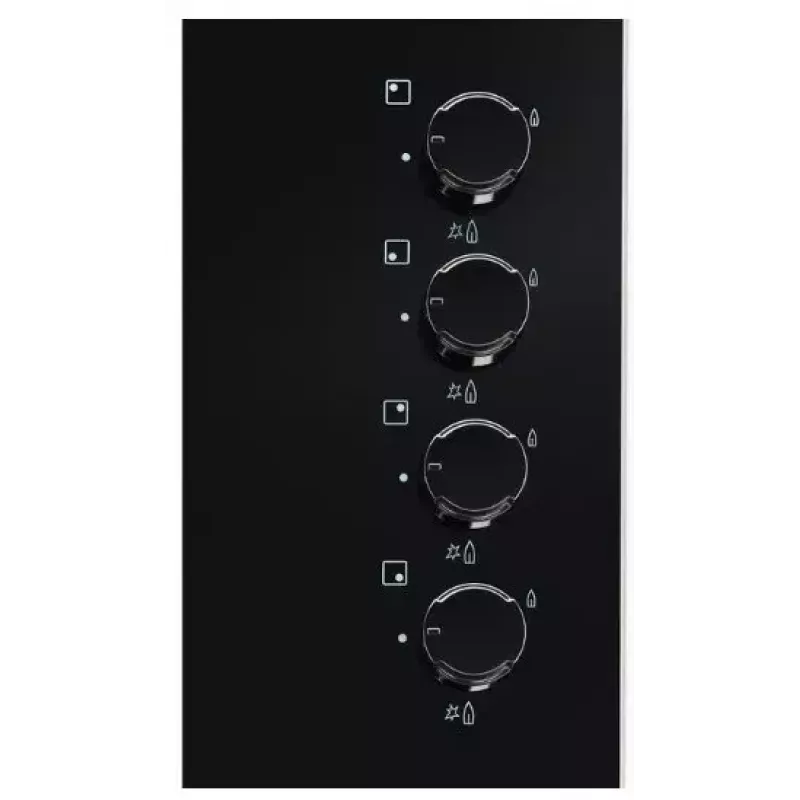 Electrolux EGG6407K Must sisseehitatav 59 cm gaasipliit 4 põletiga