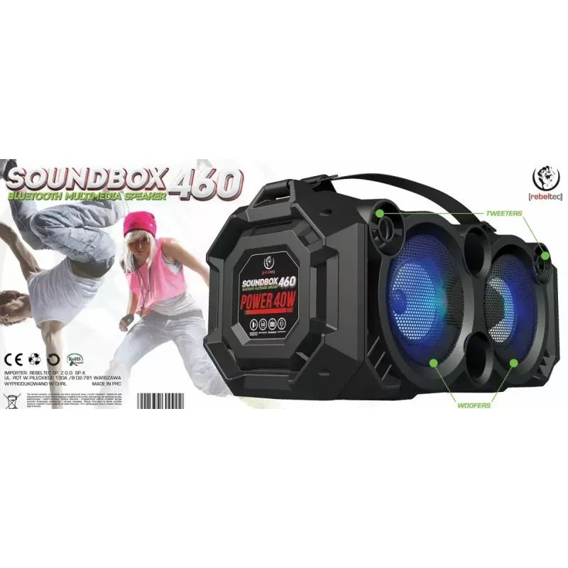 Bluetooth Kõlar SoundBox 460, Must