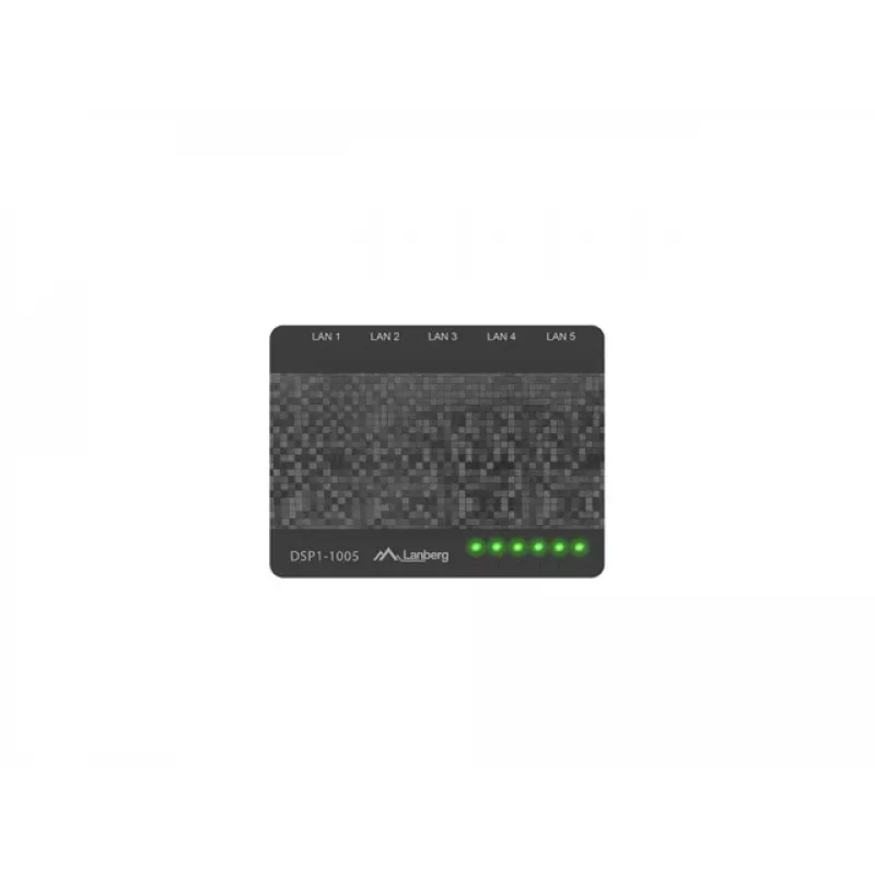 LANBERG Switch Dsp1-1005 5x 1gb/s Haldamata Gigabit Ethernet Lauaarvuti Kommutaator 5v