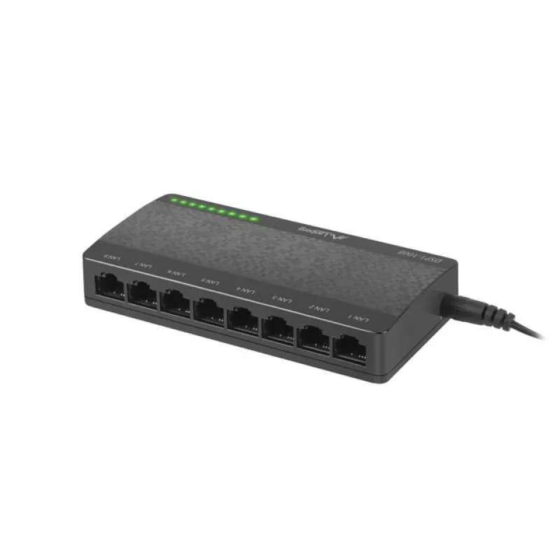 LANBERG Switch Dsp1-1008 8x 1gb/s Unmanaged Gigabit Ethernet Desktop 5v