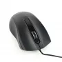 Juhtmega mõlemakäeline optiline hiir Gembird MUS-3B-01 — USB Type-A, 1000 DPI, 3 nuppu, must