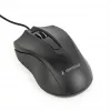 Juhtmega mõlemakäeline optiline hiir Gembird MUS-3B-01 — USB Type-A, 1000 DPI, 3 nuppu, must